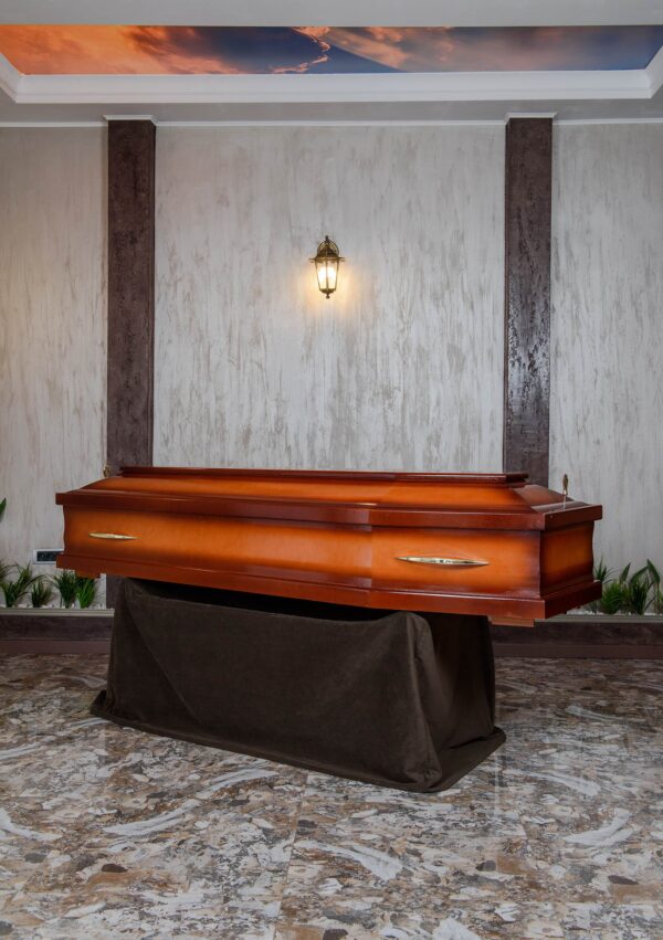 CASKET SECHSECKIG DUNKEL