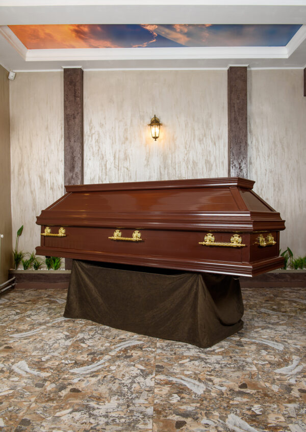 CASKET ALUMINIUM BRAUN